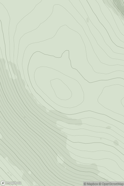 Thumbnail image for Beinn Bhreac West Top [Cairngorms] showing contour plot for surrounding peak